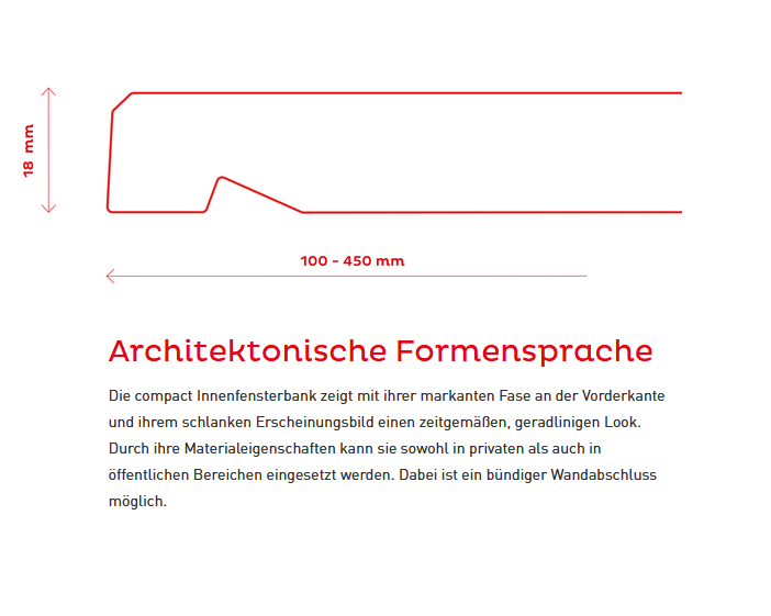 Fensterbank Renovierung „Weiß“ Tiefe 380mm Kunststoff inkl